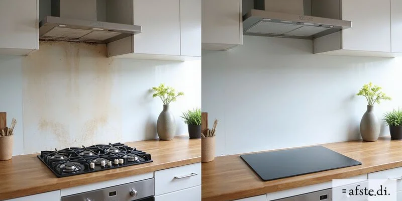 廚房深度清潔前後對比