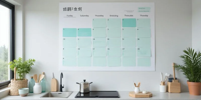 每週與雙週清潔頻率比較示意圖